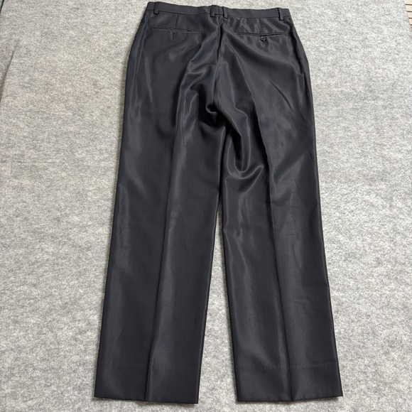 Versace Collection Black Suit Mens 42R 2 Piece Italy Wool Blazer Pants - Picture 14 of 16